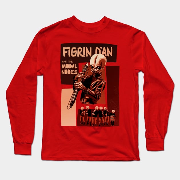 Figrin D'an and the Modal Nodes Long Sleeve T-Shirt by VinylCountdown